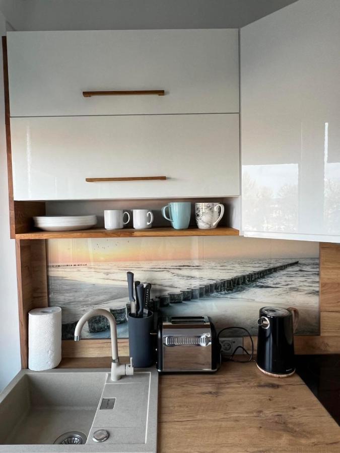 Sea View Apartament 5 Min Od Morza กดัญสก์ ภายนอก รูปภาพ